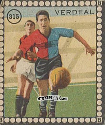 Figurina Verdeal - Albo per le figurine sportivo Stadio 1948-1949 n. 315 - B.E.A. / S.A.B.A.