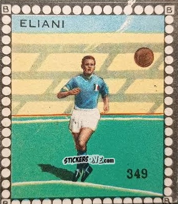 Sticker Eliani - Albo per le figurine sportivo Stadio 1948-1949 n. 349 - B.E.A. / S.A.B.A.