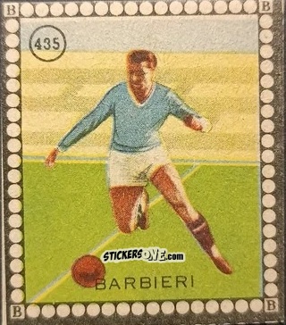 Sticker Barbieri - Albo per le figurine sportivo Stadio 1948-1949 n. 435 - B.E.A. / S.A.B.A.