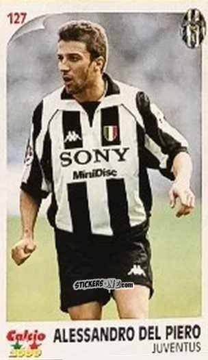 Cromo Alessandro Del Piero - Campionato 1997-1998
 n. 127 - Calcio 2000
