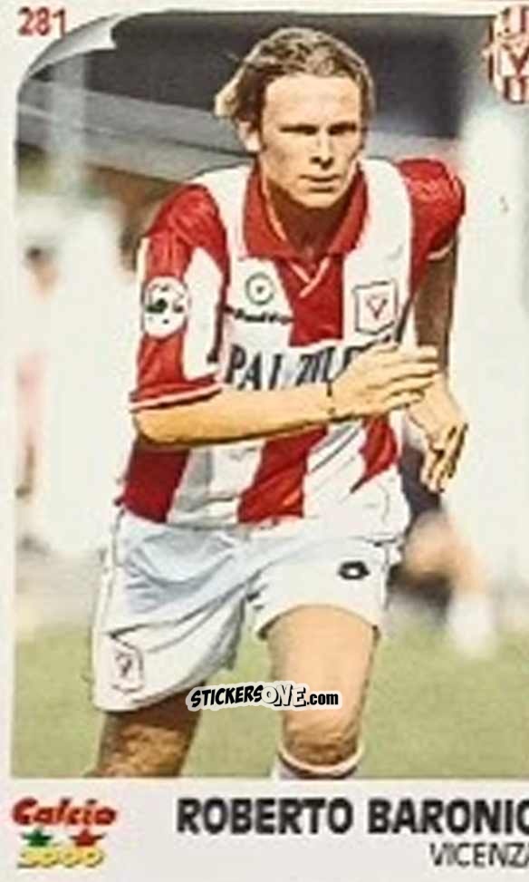 Figurina Roberto Baronio - Campionato 1997-1998
 n. 281 - Calcio 2000
