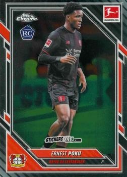 Sticker Ernest Poku - Chrome Bundesliga 2025-2026
 n. 64 - Topps