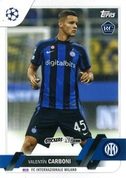 Figurina Valentín Carboni - UEFA Champions League 2022-2023 Japan Edition
 n. 6 - Topps