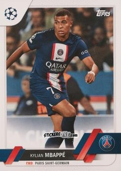 Sticker Kylian Mbappé - UEFA Champions League 2022-2023 Japan Edition
 n. 100 - Topps
