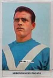 Figurina Abbondanzio Pagani - Caccia ai campioni 1966-67 n. 36 - Fidass