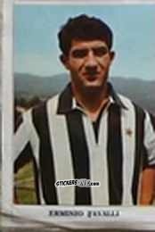 Figurina Erminio Favalli - Caccia ai campioni 1966-67 n. 91 - Fidass