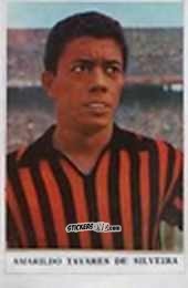 Sticker Amarildo - Caccia ai campioni 1966-67 n. 153 - Fidass