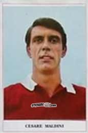 Cromo Cesare Maldini - Caccia ai campioni 1966-67 n. 196 - Fidass