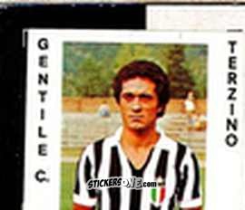 Sticker Gentile - Calciatori 1977-78
 n. 129 - TuttoCalcio