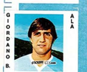 Sticker Bruno Giordano - Calciatori 1977-78
 n. 157 - TuttoCalcio