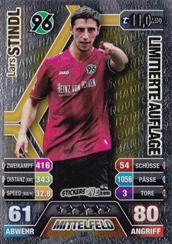 Cromo Lars Stindl - German Fussball Bundesliga 2014-2015. Match Attax n. L8 - Topps