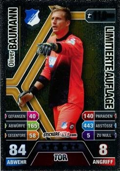 Figurina Oliver Baumann - German Fussball Bundesliga 2014-2015. Match Attax n. L9 - Topps