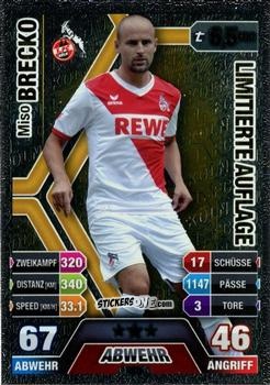 Sticker Miso Brecko - German Fussball Bundesliga 2014-2015. Match Attax n. L10 - Topps