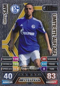 Figurina Sidney Sam - German Fussball Bundesliga 2014-2015. Match Attax n. L16 - Topps
