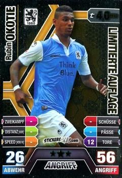 Cromo Rubin Okotie - German Fussball Bundesliga 2014-2015. Match Attax n. L23 - Topps