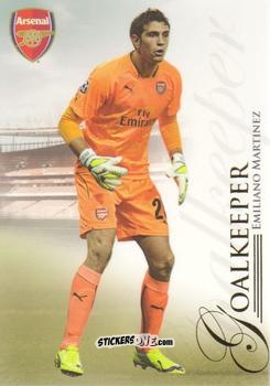 Cromo Emiliano Martinez - UNIQUE Arsenal 2015
 n. 1 - Futera
