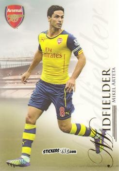 Cromo Mikel Arteta - UNIQUE Arsenal 2015
 n. 13 - Futera