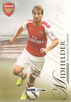Cromo Mathieu Flamini - UNIQUE Arsenal 2015
 n. 17 - Futera