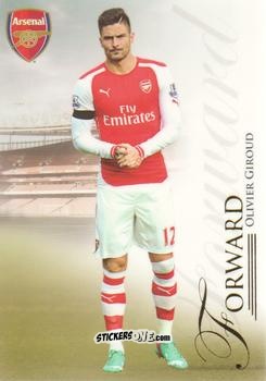 Cromo Olivier Giroud - UNIQUE Arsenal 2015
 n. 25 - Futera