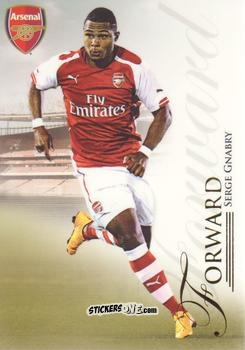 Sticker Serge Gnabry - UNIQUE Arsenal 2015
 n. 26 - Futera