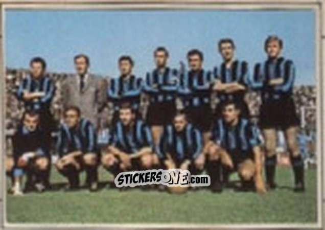 Sticker ATALANTA SQUADRA - Campionato 1965-66
 n. 13 - EDIZIONE FILATELICHE
