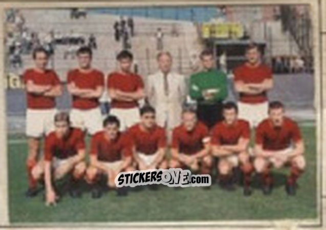 Cromo ROMA SQUADRA - Campionato 1965-66
 n. 169 - EDIZIONE FILATELICHE
