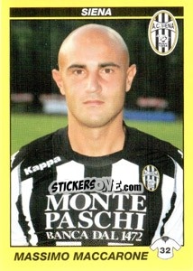 Figurina MASSIMO MACCARONE - Calciatori 2009-2010 n. 454 - Panini
