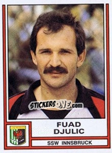 Cromo Fuad Djulic - Österreichische Fußball-Bundesliga 1982-1983 n. 184 - Panini