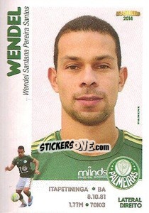 Figurina Wendel - Campeonato Brasileiro 2014 n. 213 - Panini