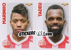 Cromo Marinho / Tadeu  - Campeonato Brasileiro 2014 n. 352 - Panini