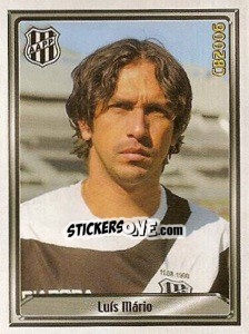 Figurina Luís Mário M. Da Silva - Campeonato Brasileiro 2006 n. 251 - Panini