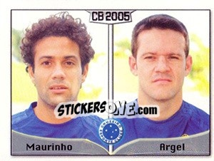 Cromo Mauro S. V. Mendes / Argélico Fuks - Campeonato Brasileiro 2005 n. 119 - Panini