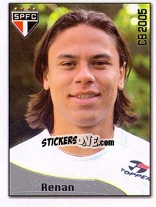Cromo Renan Teixeira da Silva - Campeonato Brasileiro 2005 n. 349 - Panini
