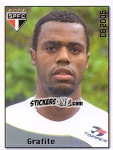 Cromo Grafite - Campeonato Brasileiro 2005 n. 352 - Panini