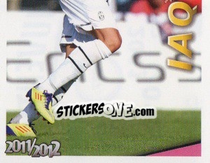 Cromo Iaquinta in Azione - Juventus 2011-2012 n. 257 - Footprint