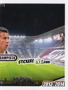 Figurina Isla, centrocampista - Juventus 2013-2014 n. 313 - Footprint