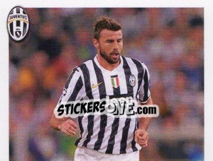 Cromo Barzagli in Azione - Juventus 2013-2014 n. 190 - Footprint