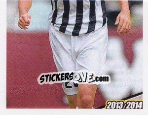 Cromo Stephan Lichtsteiner - Juventus 2013-2014 n. 229 - Footprint