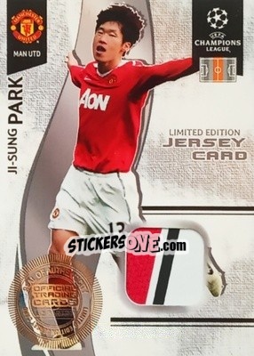 Figurina Ji-Sung Park - UEFA Champions League 2010-2011. Trading Cards n. J-JP - Panini