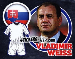 Cromo Country Flag / The Boss: Vladimir Weiss - England 2010 n. 343 - Topps