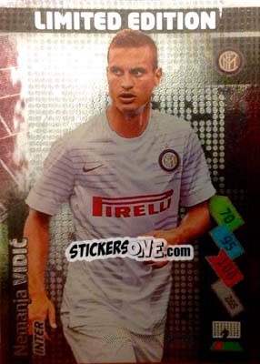 Figurina Nemanja Vidic - Calciatori 2014-2015. Adrenalyn XL n. LE-NV - Panini