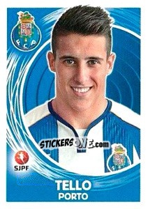 Figurina Cristian Tello - Futebol 2014-2015 n. 279 - Panini