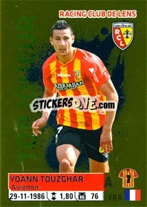 Figurina Yoann Touzghar - FOOT 2014-2015 n. 144 - Panini