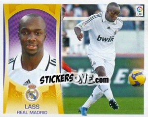 Figurina Lassana Diarra (#8) - Liga Spagnola  2009-2010 n. 222 - Colecciones ESTE