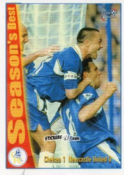 Sticker Chelsea 1 - Newcastle United 0 - Chelsea Fans' Selection 1997-1998 n. 41 - Futera