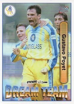 Sticker Gustavo Poyet - Chelsea Fans' Selection 1997-1998 n. 66 - Futera