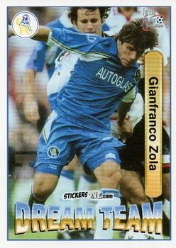 Figurina Gianfranco Zola - Chelsea Fans' Selection 1997-1998 n. 68 - Futera