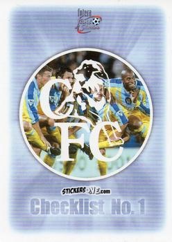 Figurina Checklist 1 - Chelsea Fans' Selection 1997-1998 n. 80 - Futera