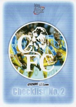 Figurina Checklist 2 - Chelsea Fans' Selection 1997-1998 n. 81 - Futera