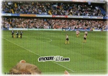Figurina Stamford Bridge (puzzle 5) - Chelsea Fans' Selection 1997-1998 n. 86 - Futera